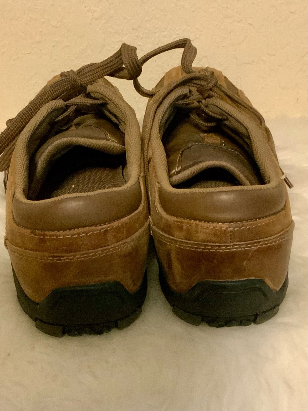 Skechers Men's Brown Leather & Suede Lace-Up Sneakers Diameter Vassel size 12 - Picture 3 of 5